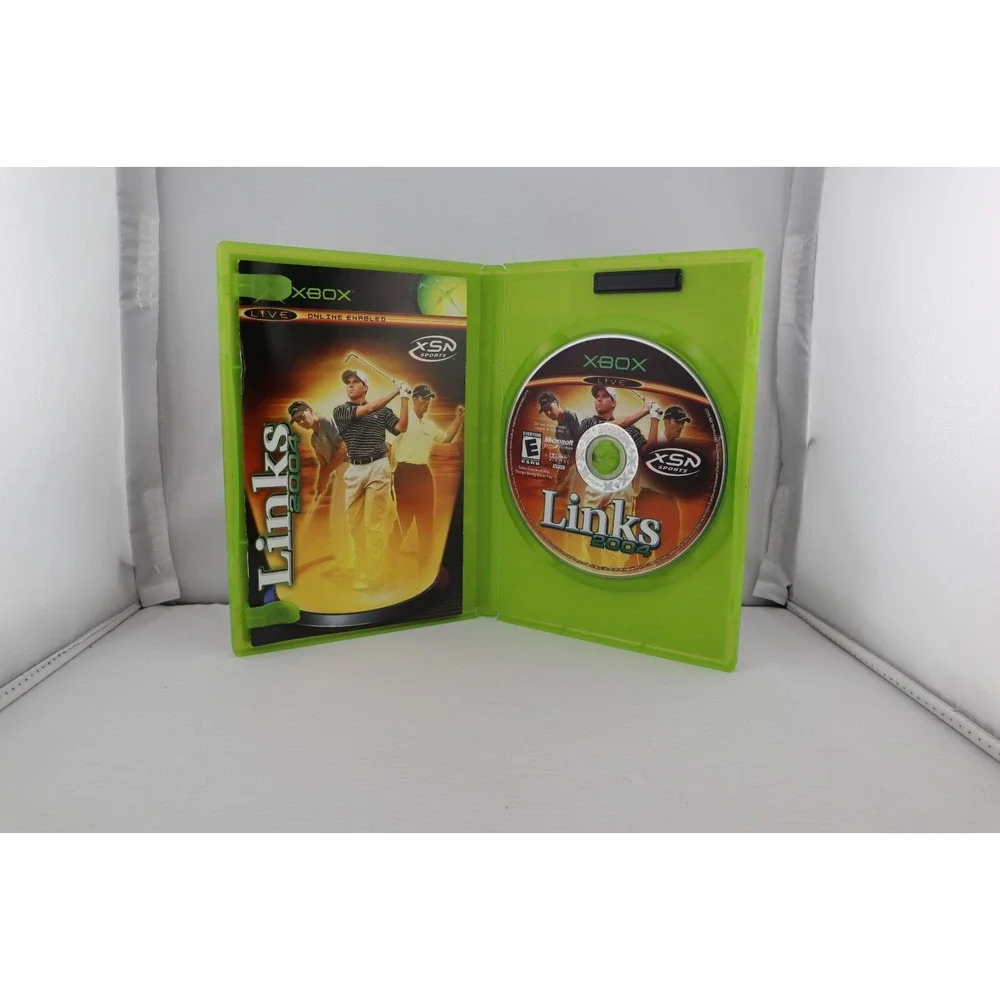 Links 2004 (Microsoft Xbox 2003) CIB Complete Tested and Working Great Condition